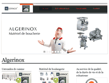 Tablet Screenshot of algerinox.net